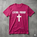 Living Proof Cross T-Shirt | Christian Faith Graphic Tee | Inspirational Streetwear Shirt
