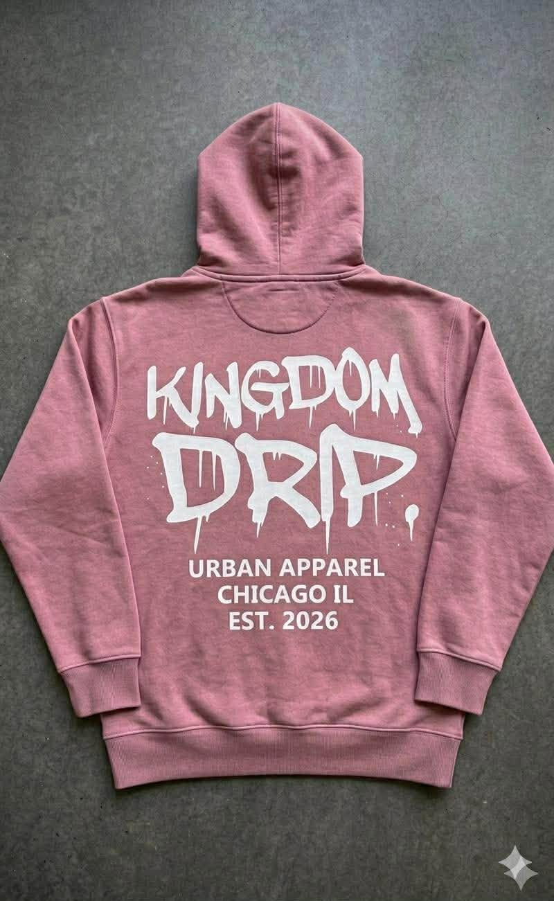 Kingdom Drip Acid Wash Hoodie | Christian Streetwear Hoodie | Premium Faith-Based Urban Apparel