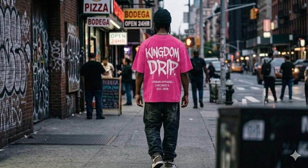 Kingdom Drip Oversized Streetwear T-Shirt | Faith-Based Urban Apparel