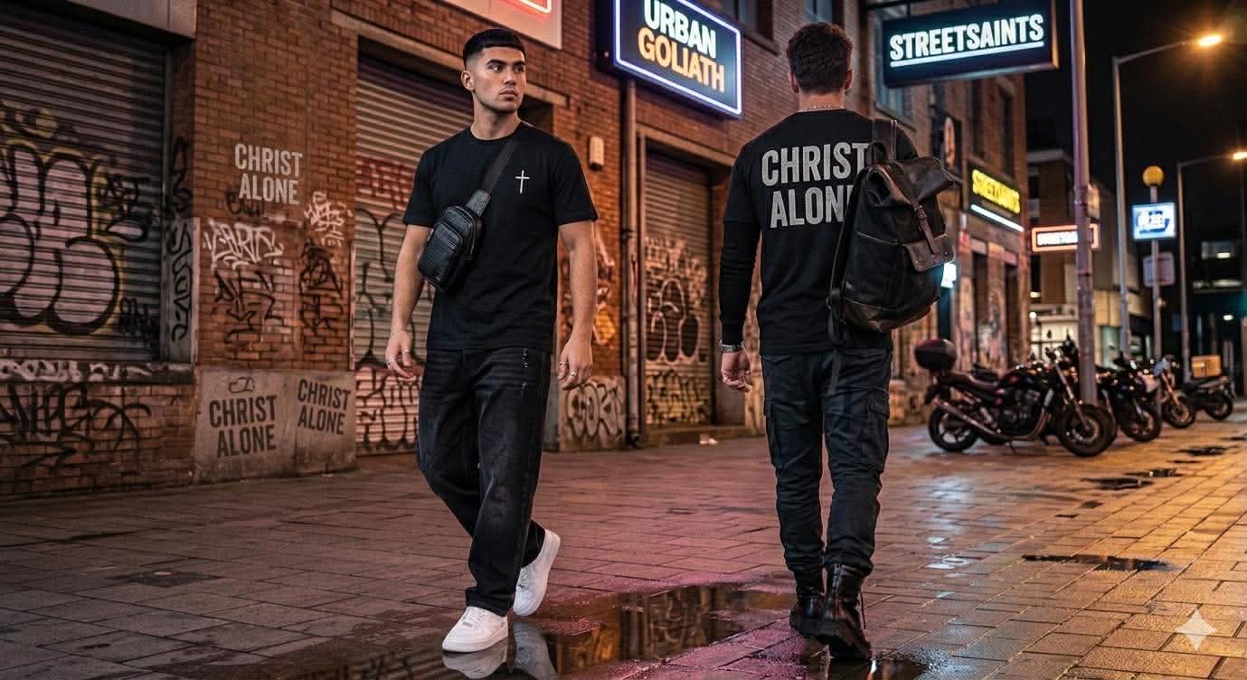 Christ Alone T-Shirt | Christian Streetwear Tee | Faith-Based Minimalist Graphic Shirt