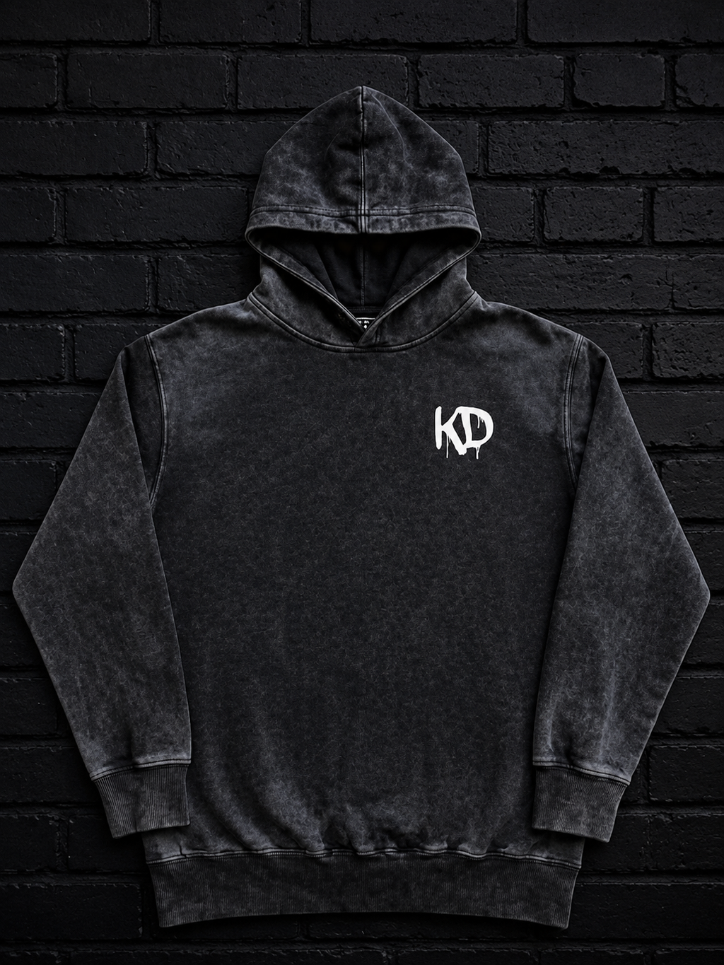 Kingdom Drip Acid Wash Hoodie | Christian Streetwear Hoodie | Premium Faith-Based Urban Apparel